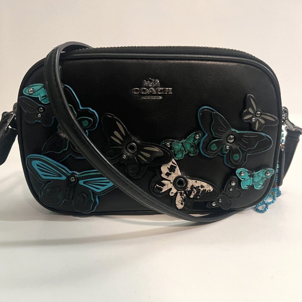 Coach Butterfly Applique Convertible Crossbody Bag